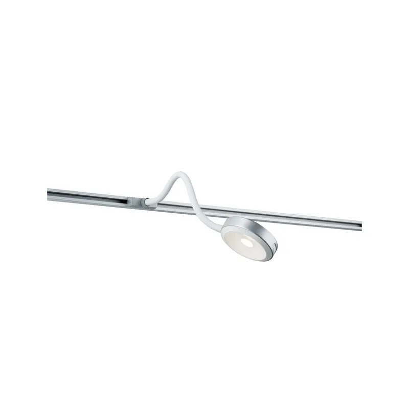 Paulmann URail Syst LED Leseleuchte Discus 1x5,5W Chrom matt 230V Met/Kst