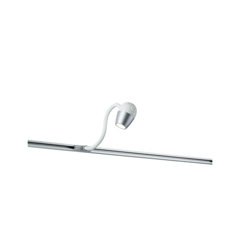 Paulmann URail System LED Leseleuchte Knob 1x5,5W Chrom matt 230V Met/Kst
