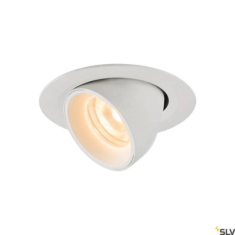 SLV NUMINOS® GIMBLE XS, Deckeneinbauleuchte weiß 2700K 55°