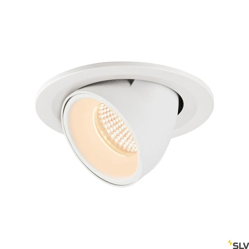 SLV NUMINOS® GIMBLE S, Deckeneinbauleuchte weiß 2700K 55°