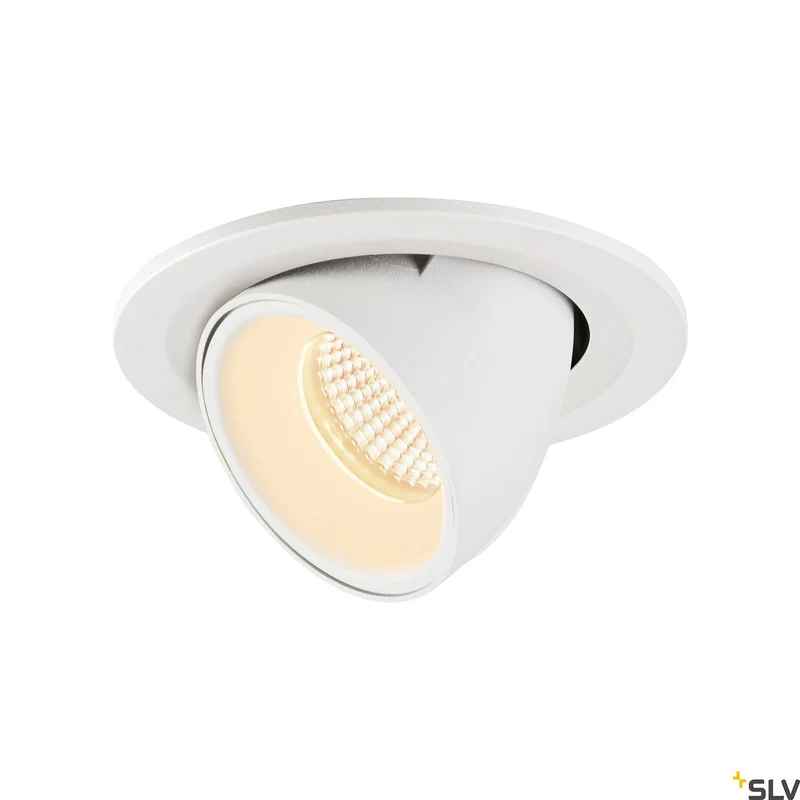 SLV NUMINOS® GIMBLE S, Deckeneinbauleuchte weiß 3000K 20°