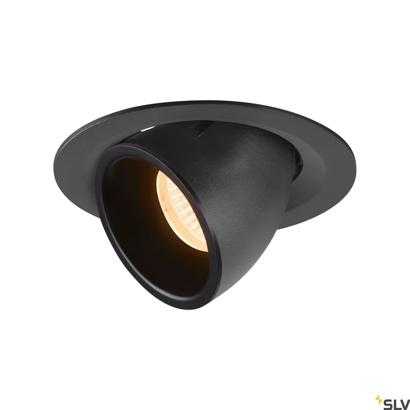 SLV NUMINOS® GIMBLE M, Deckeneinbauleuchte schwarz 2700K 40°