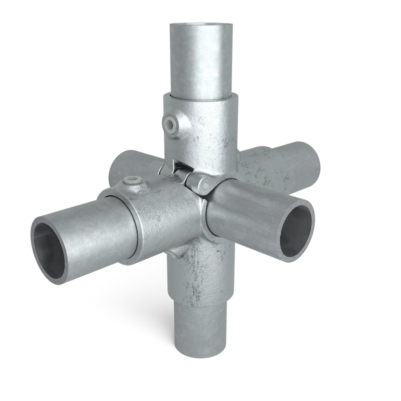 Kreuzstück für Stützrohr offen klappbar 48,3 mm
