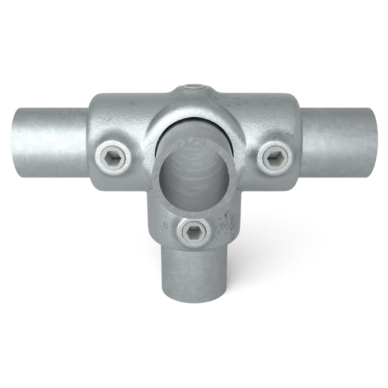 T-Stück für Stützrohr 21,3 mm