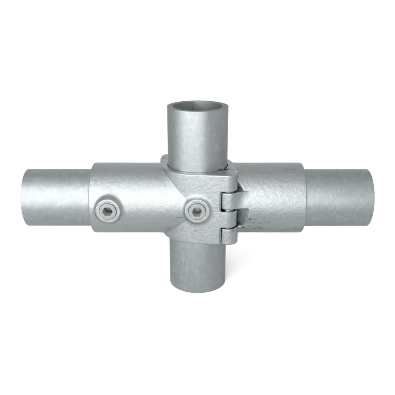 Kreuzstück in 1 Ebene offen klappbar 48,3 mm