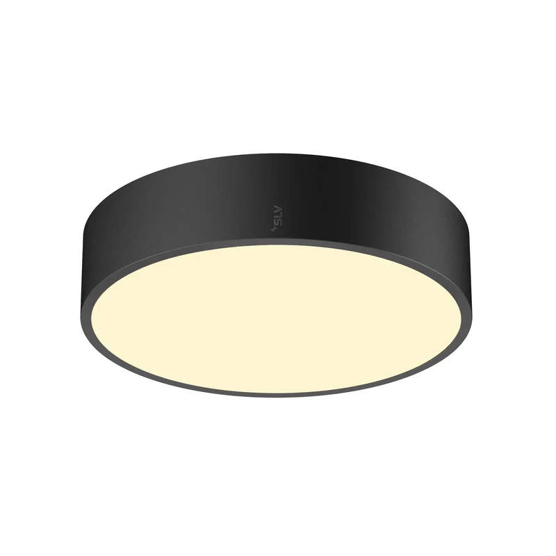MEDO® 30, Wand- und Deckenaufbauleuchte, rund, 2700/3000/4000 K, 12 W, Phasenabschnitt, 110°, schwarz