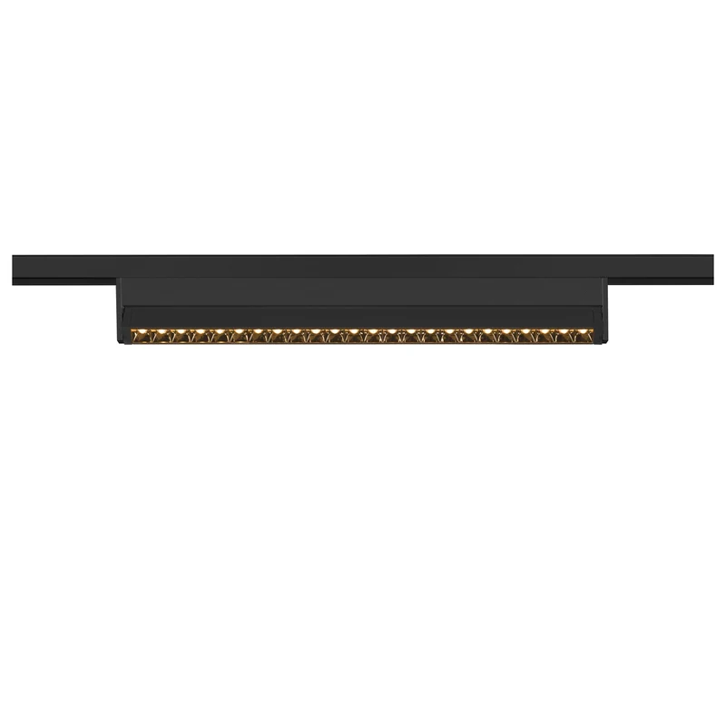 IN-LINE 46 48V TRAC K, Move DALI, Darklight Reflector, Spot, schwarz / schwarz, 14 W, 1230 lm, 3000 K, CRI 90, 35°