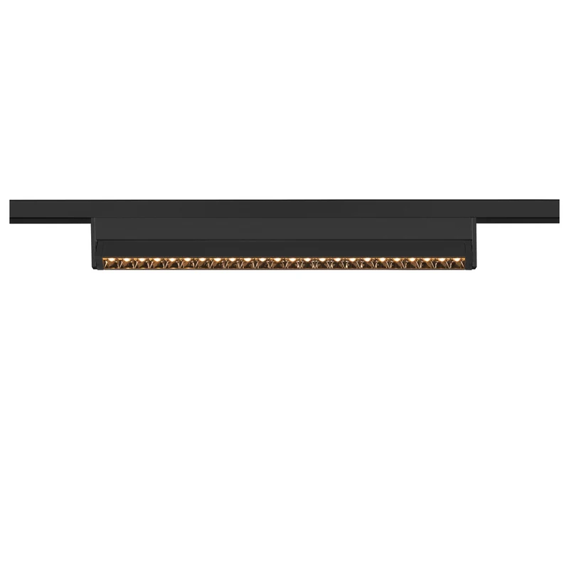 IN-LINE 46 48V TRAC K, Move DALI, Darklight Reflector, Spot, schwarz / schwarz, 14 W, 1180 lm, 2700 K, CRI 90, 35°