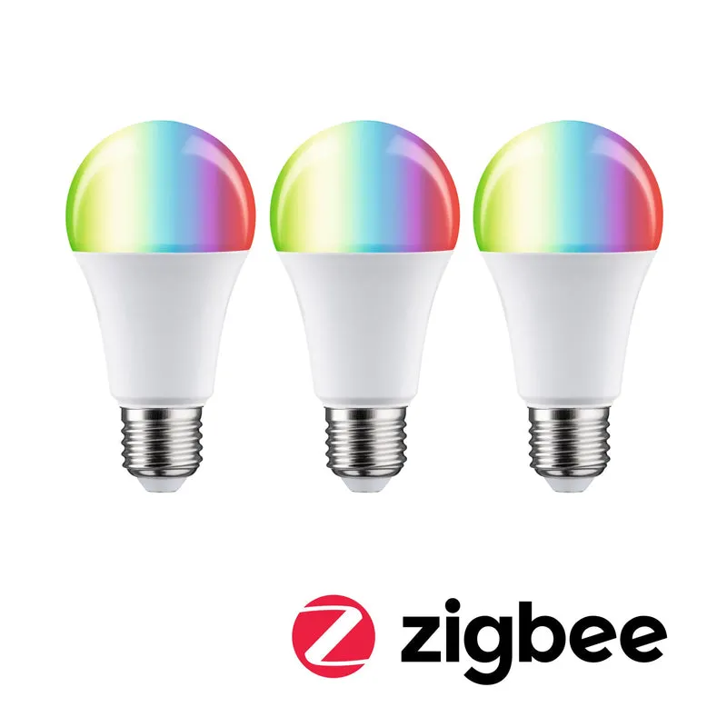 Paulmann Standard 230V LED Birne E27 Smart Home Zigbee 3.0 3x1055lm 3x11W RGBW+ dimmbar Matt