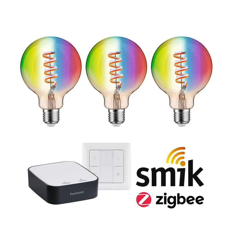 Paulmann Preisattraktives Starterset LED Birne Smart Home Zigbee 3.0