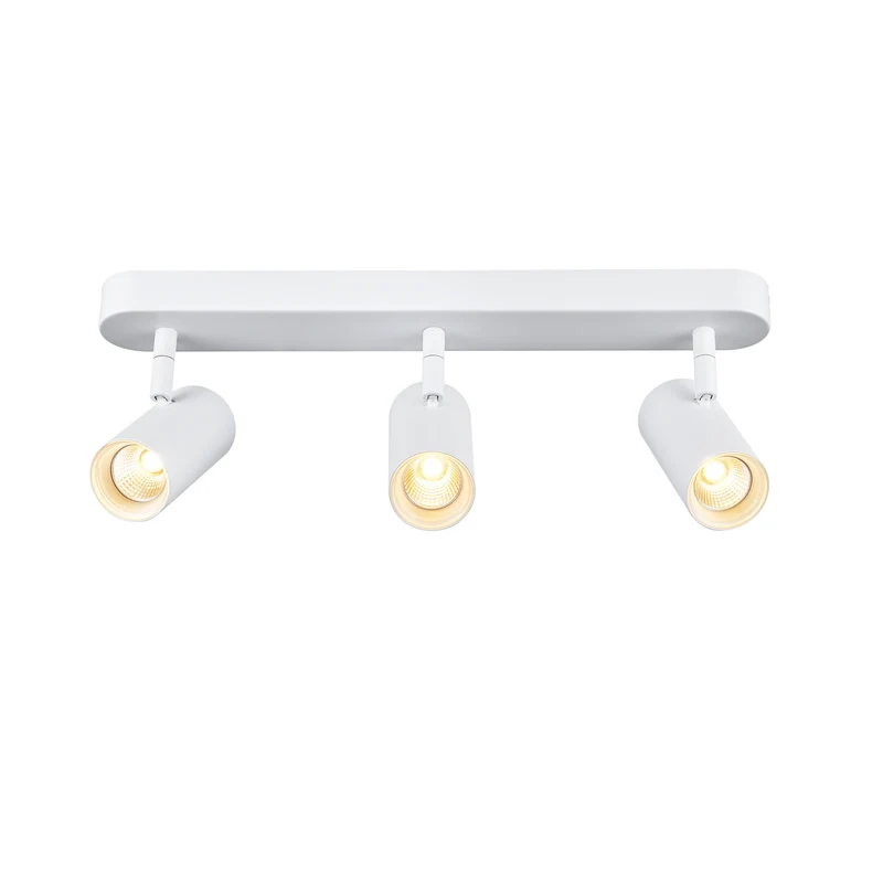 NOBLO®, Wand- und Deckenaufbauleuchte, triple, rund, 3000 K, 19 W, PHASE, 32°, weiß