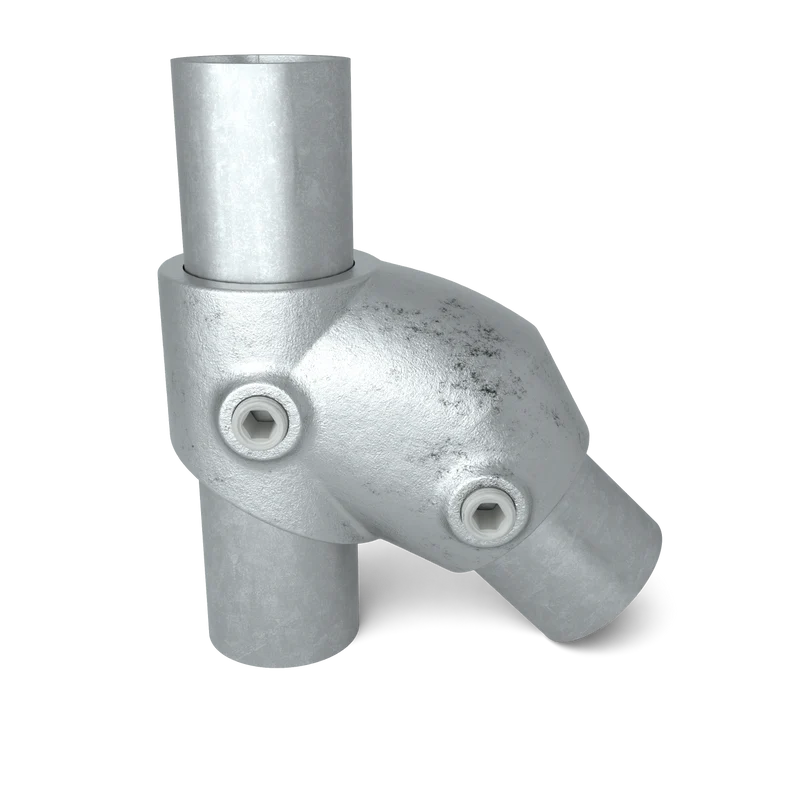 T-Stück kurz 45° - 60° 42,4 mm