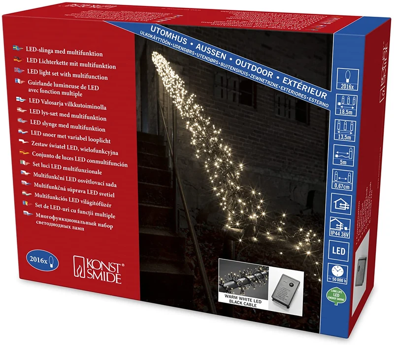 Micro LED Büschellichterkette 2016 ww LED 3866-100