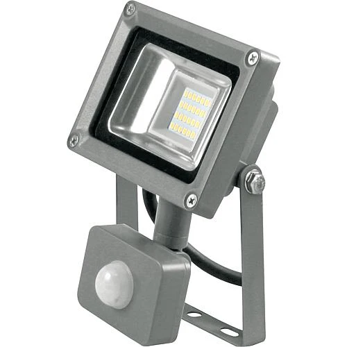 EGB LED Strahler 'PROsmd-PIR' IP44 10W 750lm 6000K