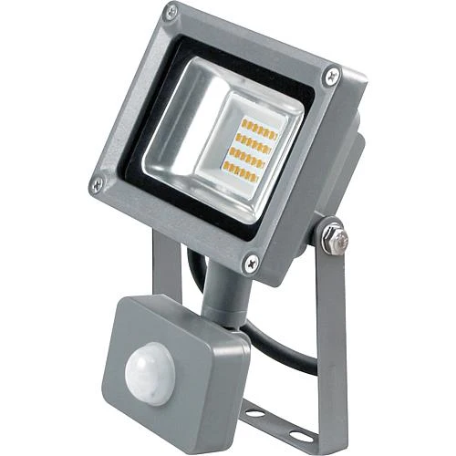 EGB LED Strahler 'PROsmd-PIR' IP44 10W 680lm 3000K