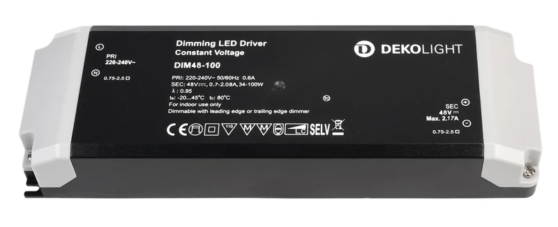 Deko-Light BASIC, DIM, CV, 48 V 34-100 W