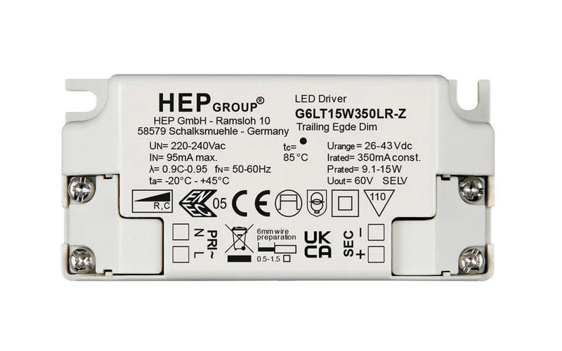 HEP HEP, DIM, CC, G6LT15W350LR-Z