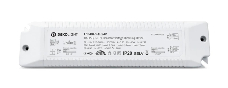 Deko-Light BASIC, DIM, CV, LCP40AD-1H24V