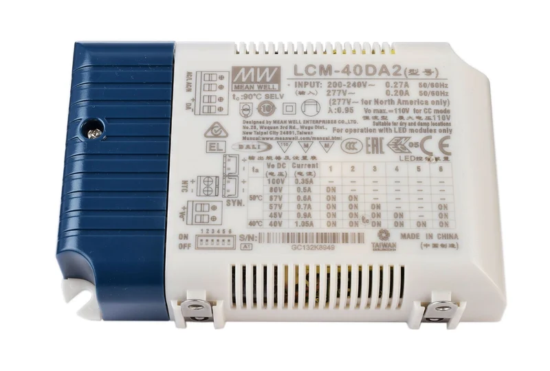 Meanwell Multi CC, LCM-40DA2 / DALI2 + DALI1