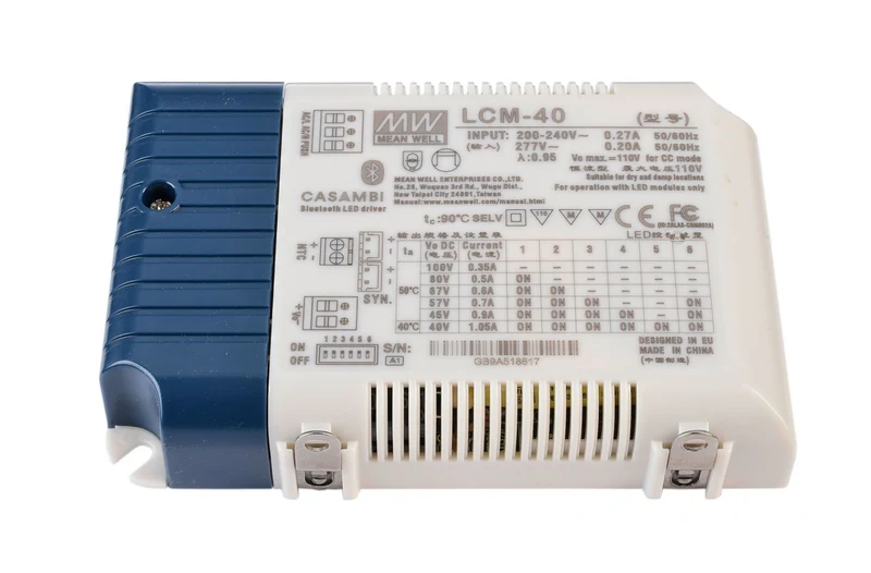 Meanwell Multi CC, LCM-40BLE / Casambi + Push