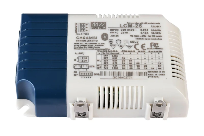 Meanwell Multi CC, LCM-25BLE / Casambi + Push