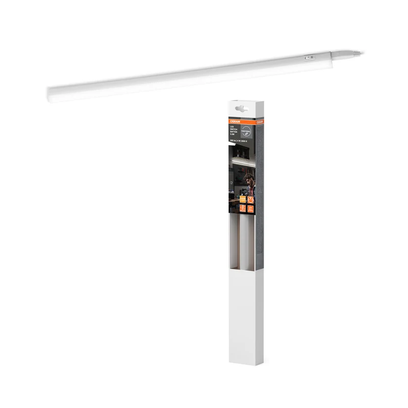 OSRAM LED Switch Batten Lichtleiste / Unterbauleuchte, 30cm, 4W, 450lm, 3000K, Warmweiß
