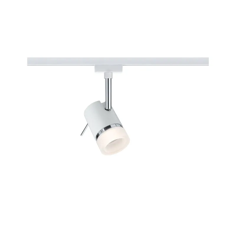 Paulmann URail Spot Pipe max 1x10W GU10 Ws/Chr Met/Kst