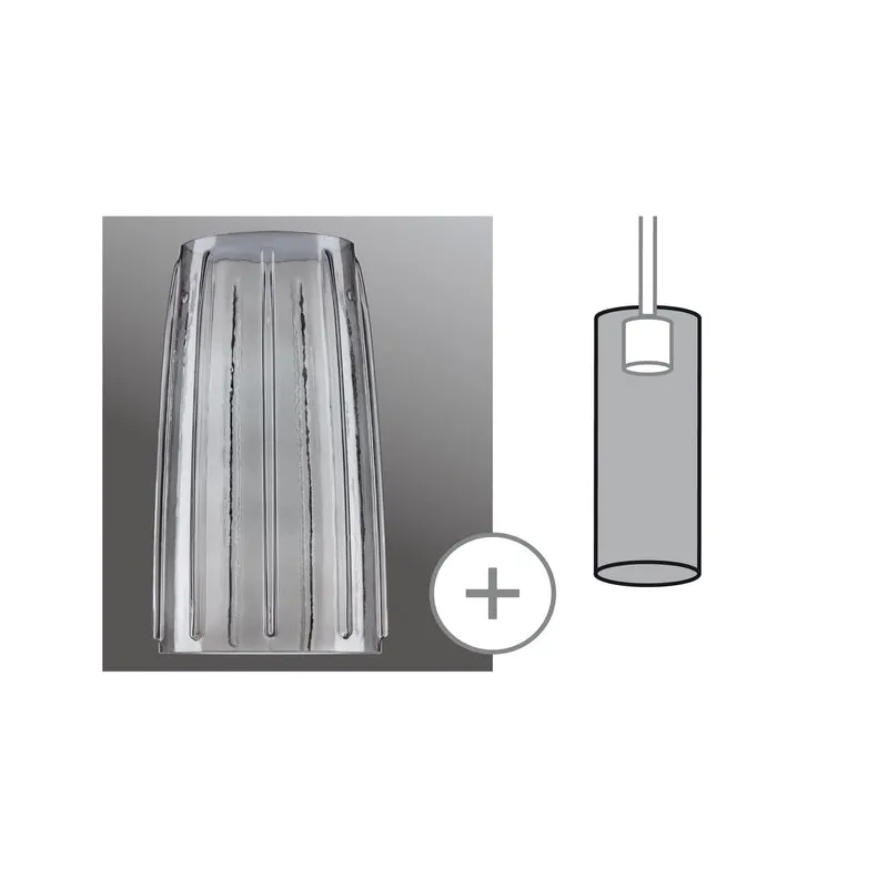 Paulmann URail 2Easy Glas Drio Rauch Glas
