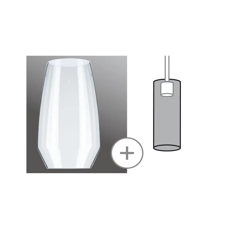 Paulmann URail 2Easy Glas Vento Klar Glas