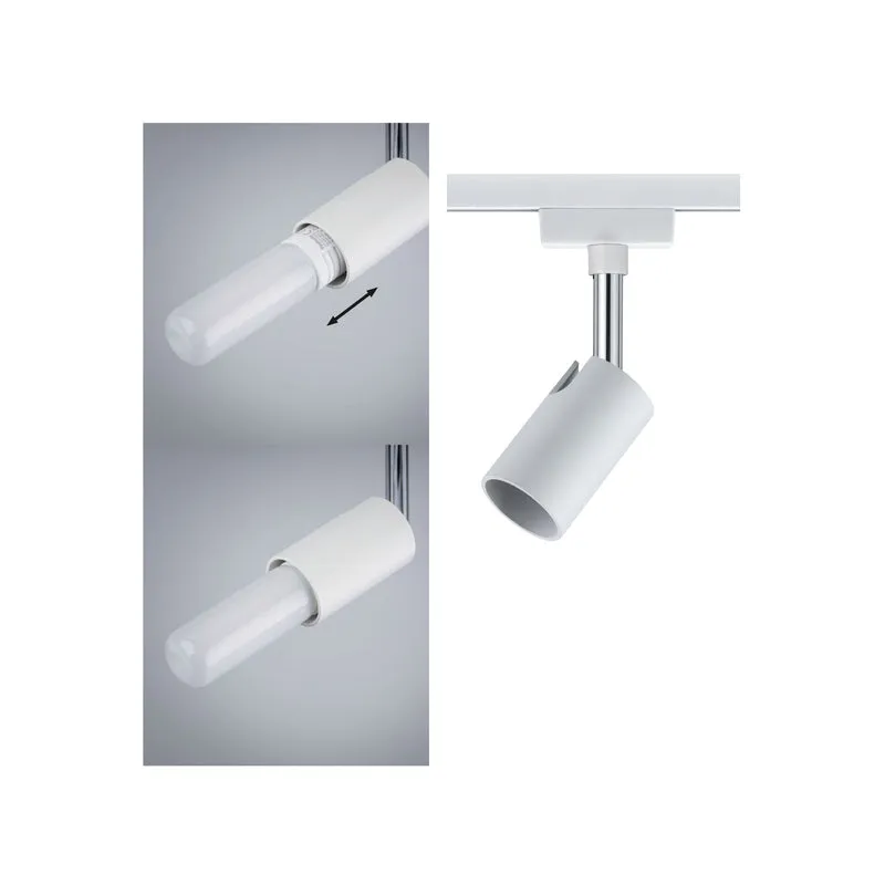 Paulmann URail System Spot Pure I max. 1x10W GU10 Weiß/Chrom 230V Met/Kst
