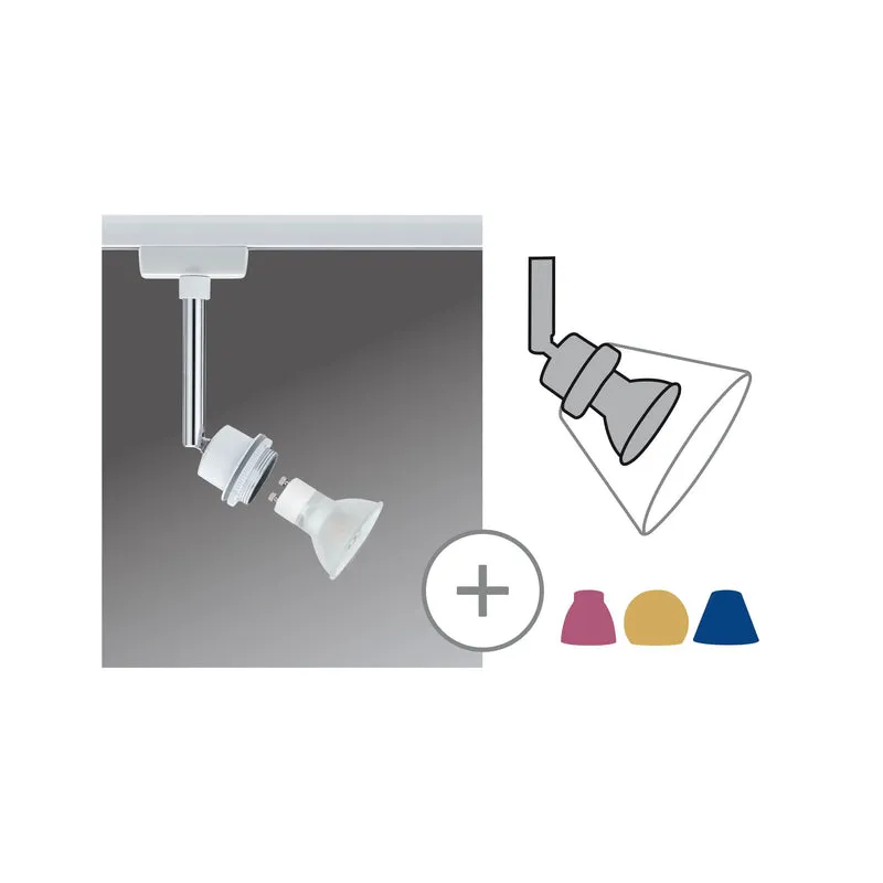 Paulmann URail System DecoSystems LED Spot 1x3,5W GZ10 230V Weiß Metall