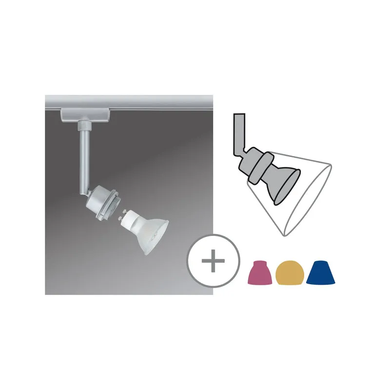 Paulmann URail System DecoSystems LED Spot 1x3,5W GZ10 230V Chrom matt Metall