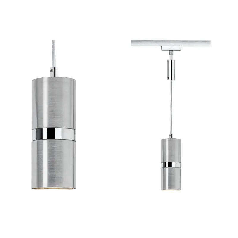 Paulmann Rail System VariLine Pendel Dacapo max.50W GZ10 Alu geb/Chrom 230V Metall