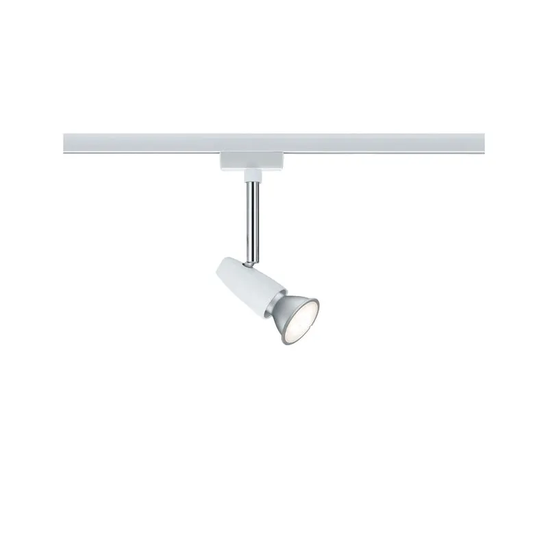 Paulmann URail System Light&Easy Spot BarelliLED 1x6,5W GU10 230V Weiß/Chrom Met/Kst