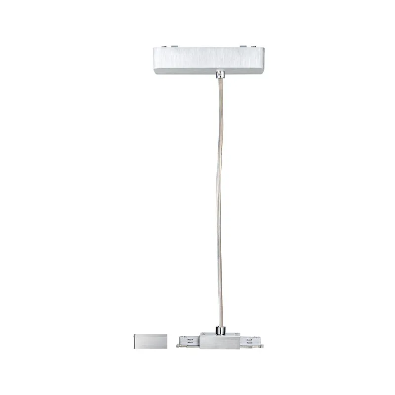 Paulmann Rail System VariLine Einspeisung Abhängung 2 Phasen Alu geb 230V Metall
