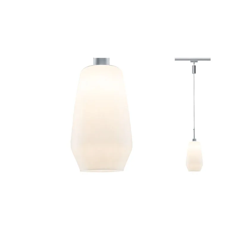 Paulmann URail Pendulum Remo II max. 1x25W GU10 Chrom matt/Satin 230V Metall/Glas