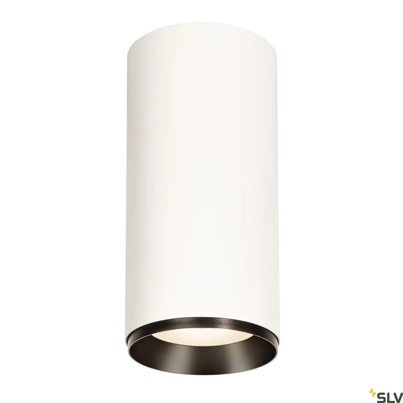 SLV NUMINOS® DALI XL, Deckenaufbauleuchte weiß / schwarz 36W 4000K 60°
