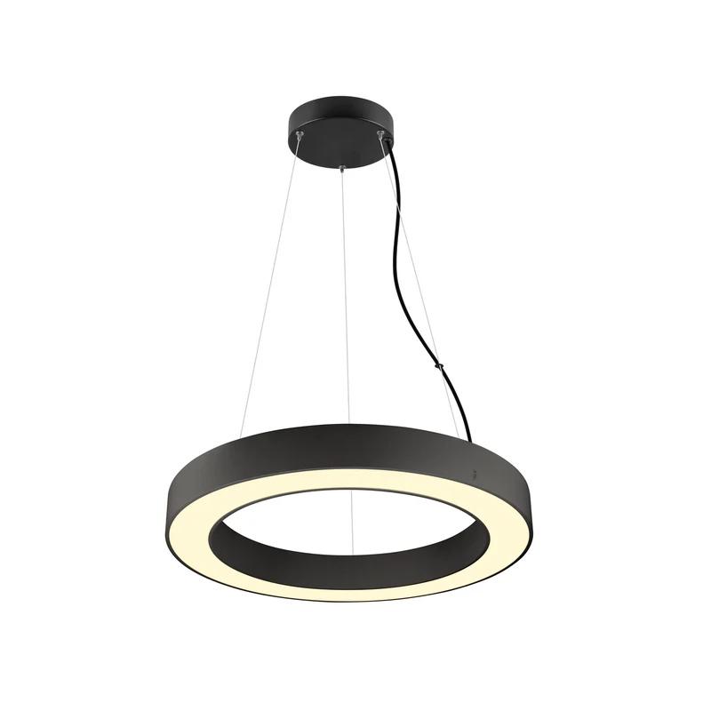 MEDO® RING 60, Pendelleuchte, Pendellänge 300 cm, 3000/4000 K, 110°, DALI, Touch, schwarz