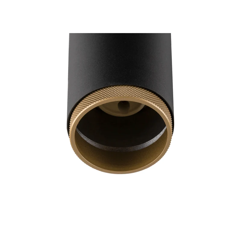 GRIP! L, 3~ Spot, zylindrisch, GU10, 1x max. 6 W, schwarz / gold
