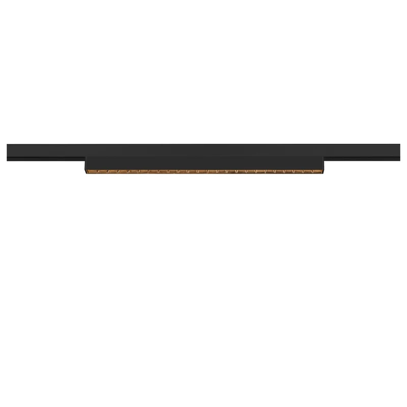 IN-LINE 44 48V TRAC K, Darklight Reflector, DALI, Spot, schwarz / schwarz, 14 W, 1180 lm, 2700 K, CRI 90, 35°