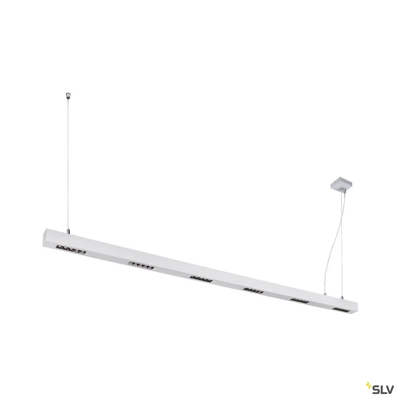 SLV Q-LINE PD, LED Indoor Pendelleuchte, 2m, BAP, silber, 3000K