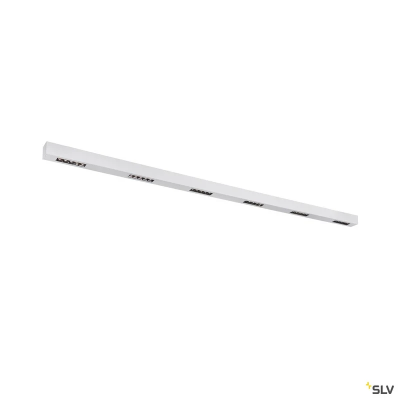 SLV Q-LINE CL, LED Indoor Deckenaufbauleuchte, 2m, BAP, silber, 3000K