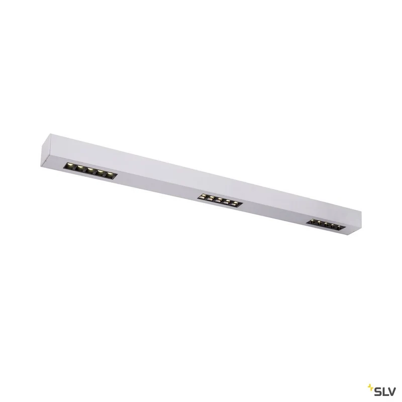 SLV Q-LINE CL, LED Indoor Deckenaufbauleuchte, 1m, BAP, silber, 4000K