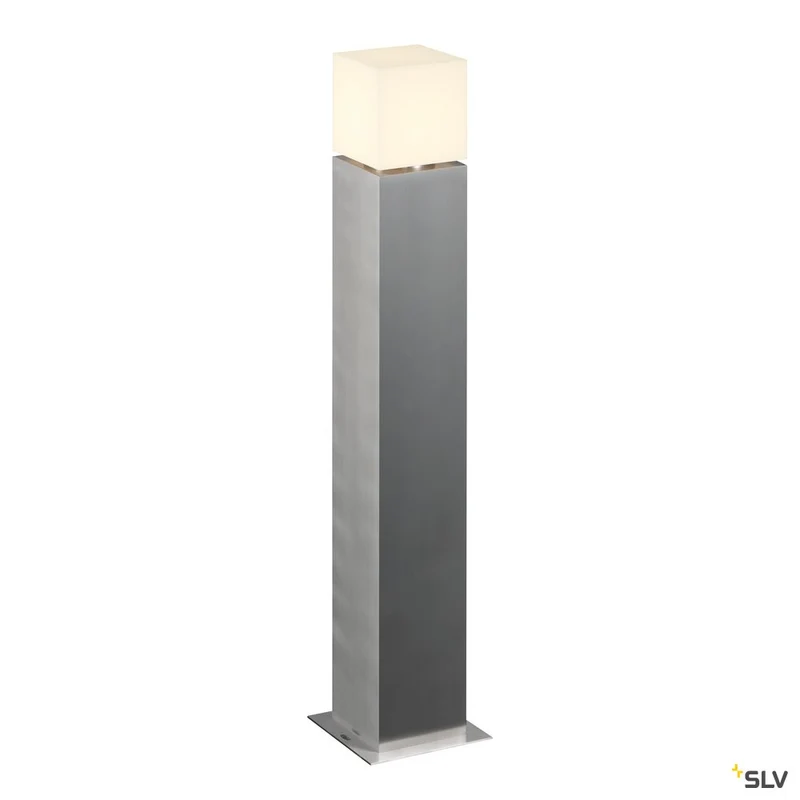 SLV SQUARE POLE 90 LED, LED Outdoor Stehleuchte, IP44, Edelstahl 316, 3000K
