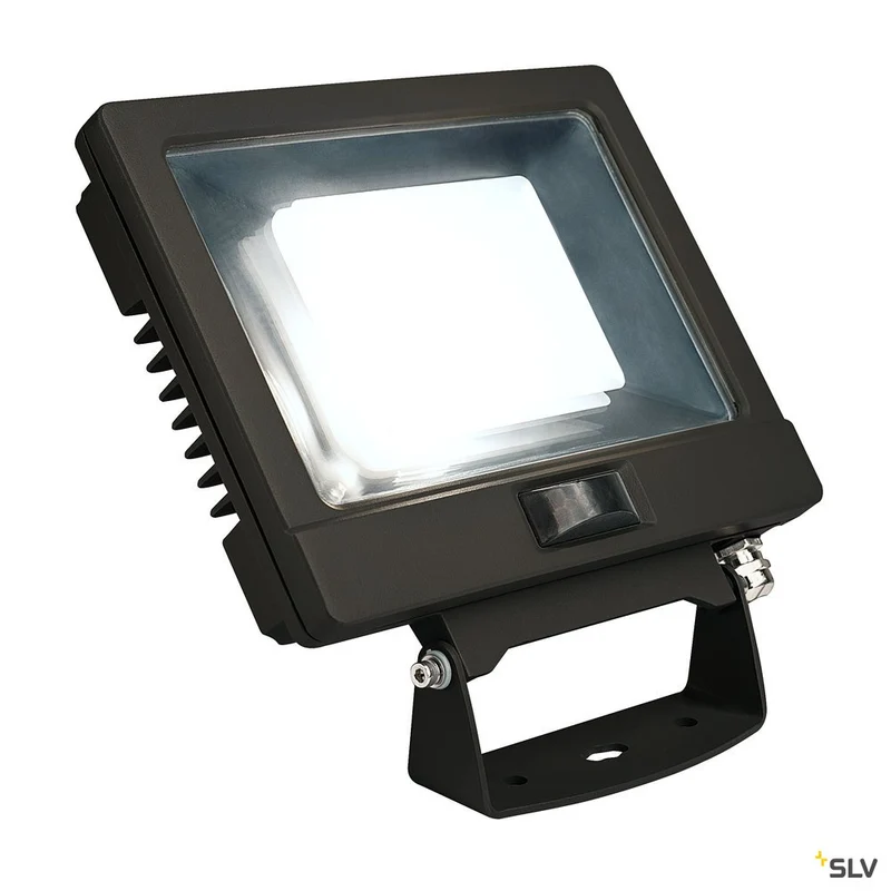 SLV SPOODI SENSOR, LED Outdoor Wandaufbauleuchte, 30W, schwarz, 4000K