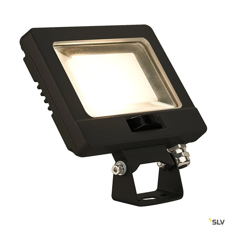 SLV SPOODI SENSOR, LED Outdoor Wandaufbauleuchte, 11W, schwarz, 3000K