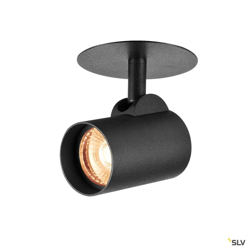 SLV HELIA EL, LED Indoor Deckeneinbauleuchte, schwarz, 3000K, 35°