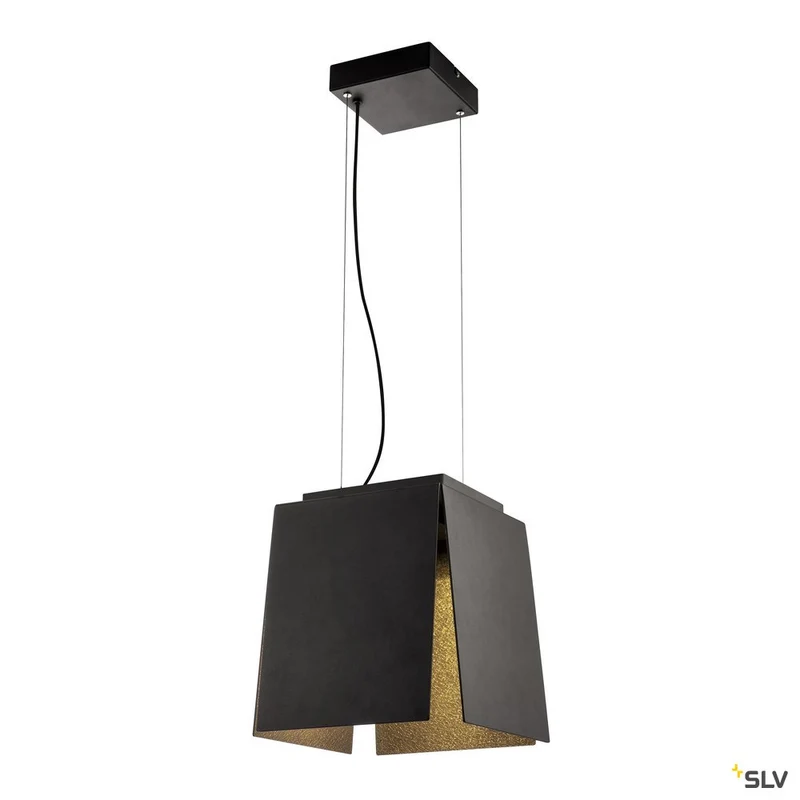 SLV AVENTO 30 PD, LED Indoor Pendelleuchte, schwarz/gold, 3000K