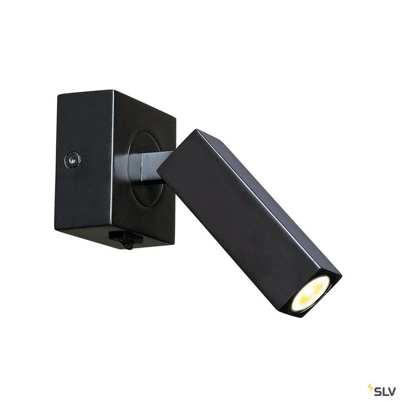 SLV STIX LED Wandleuchte, 3000K, 30°, schwarz