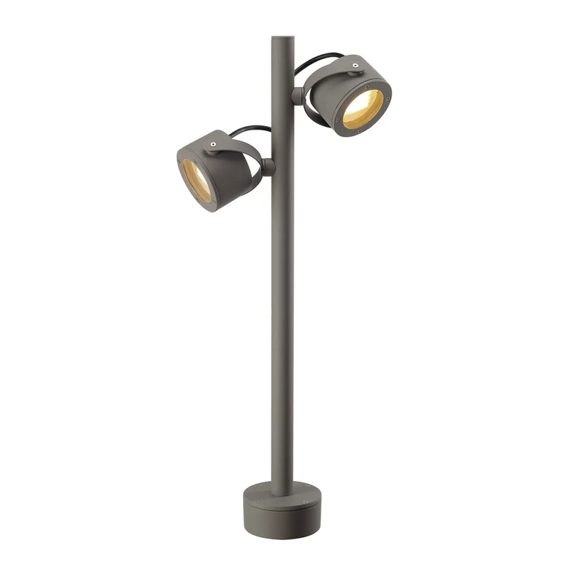 SLV SITRA 360 SL Aussenleuchte,steingrau, GX53, max. 2x9W